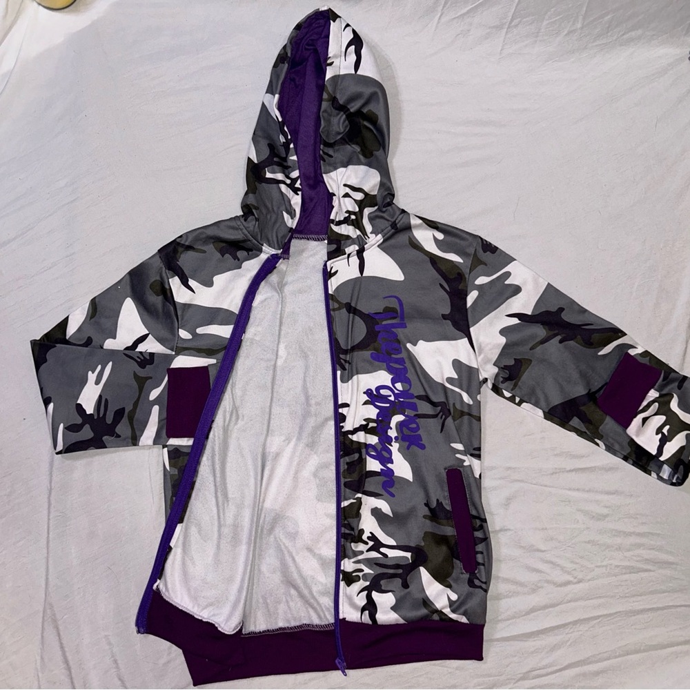 The Power Design Zip Up Hoodie